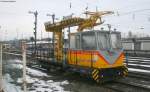 kbs-720-schwarzwaldbahn MZA des FEW (Forschungs- und Entwicklungswerk) Blankenburg der ehemaligen DDR. Eingesetzt von Bahnstromwerken zur Instandhaltung der Oberleitung bei der die LEI GmbH in Villingen auf dem Kantinengleis 23.12.08 Wortw�rtlich durch den Zaun fotografiert  