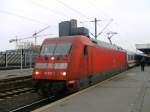 BR 101 mit Zugen 101-072-7 in Hannover HBF 