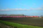 BR 111 mit Zugen 111er mit einem RE bei Hannover