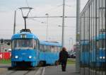 zagreb T4, Nr. 429 auf der Endhaltestelle Dubec