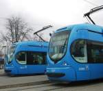 zagreb 2221 vs. 2269, Endhaltestelle Dubrava.