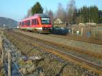Am 28.12.2008 ist die RE 57 von Winterberg nach Dortmund ...
