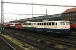 BR140-parade in Wanne Eickel Hauptbahnhof am 28-10-2000: 140 732-9, 140 ...