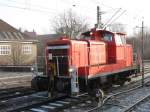 362 878-1 rangiert im Bremer Hauptbahnhof am 30.12.2008.  ...