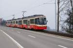 Be 4/6 62 und Be 4/6 61 fahren am 29.12.08 ...