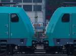 2 neue Cobra BR 186 Kopf an Kopf abgestellt am ...