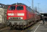 Die 218 151-9 machte ...  Eric Otten 01.01.2009