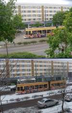 Gleicher Standort, gleiche Bahn - doch 5 Monate dazwischen. NGT ...