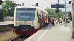 Ein RegioShuttle der HzL ist in Radolfzell eingefahren. Die HzL ... Ein RegioShuttle der HzL ist in Radolfzell eingefahren. Die HzL ...