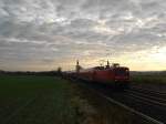 112 141-7 zieht am Morgen des 27.12.08 den RE 21413 ...