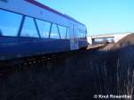 PEG-Regioshuttle von Meyenburg (Prignitz) nach Neustadt (Dosse) am Sonntag, 16. ...