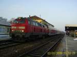 218 439-8 f�hrt mit ...  Pascal Ost 04.01.2009