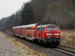 Die 218 463 am ...  Christian Maier 05.01.2009