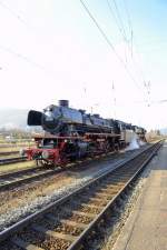 Dampflok 41 018 und im schlepptau die 01 202 zum ...