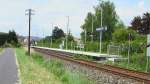 Haltepunkt Hammelburg Ost an der Bahnlinie Bad Kissingen - Gem�nden, ...