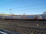 Seitenaufnahme eines WRmz an einem Lr am 2.01.09 in Hamburg-Harburg. ...