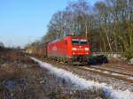 185 055-1 am 10.1.2009 ...  Christian Sch�rmann 11.01.2009