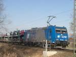 Die 185 528-7 der ...  Rolf Eisenkolb 11.01.2009