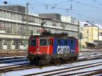 Die Re 421 376 ...  Christian Maier 13.01.2009