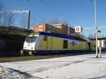 246 009-5 steht am 2.01.09 mit ME 39416 aus Cuxhaven ...