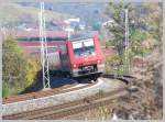 BR 611 neigt sich nach Metzingen (Ri. T�bingen) in die ...