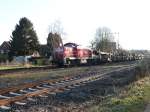 294 845-3 brachte am 15.01.2009 9 weiter Autotransporter nach Grebben. ...