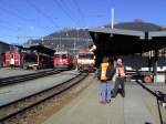 Ge 4/4 III RhB E-Lok 641 COOP - Maienfeld im ...