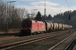 1116 281 mit Kesselwagenzug ...  Dennis Kraus 17.01.2009