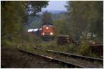 Fotog�terzug auf der �GEG Strecke Amplwang-Timelkam mit der 2048.018-2 4.10.2008 ...