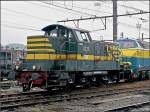 Am Tag der offenen T�r dr�ckt die Diesellok 8228 verschiedene ...