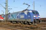 Die 152 135-0 stand ...  Andreas Ba�ner 22.01.2009