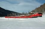 Die Ge 6/6 II 703 St. Moritz f�hrt mit dem ...