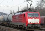Die 189 100-1 durchfuhr ...  Eric Otten 23.01.2009