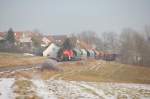294 685 mit G�terzug ...  Tobias Schuminetz, Hirschau 23.01.2009
