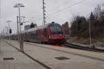 Der Railjet 63 nach Budapest-Keleti pu in Wien Meidling.  ...