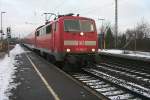 BR 111 085-7 kommt ...  Sven Bauer 26.01.2005