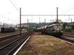 2364 mit eine G�terzug auf Bahnhof Bressoux am 16-5-2001. Bild ...