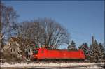 145 076 ist solo ...  Florian B�ttcher 27.01.2009
