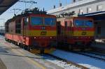 CD 263 001 und 263 002 im Bahnhof von Breclav ...