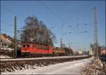 Nachdem die Weichen eisfrei ...  Florian B�ttcher 29.01.2009