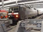 120 159 am 29.01.2009 in M�-Hbf, Gleis 20.  ...