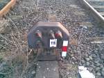 Ein Signal im alten G�terbahnhof in Elmshorn.  ...