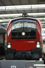 Meine erste Railjet 1116 218-7 Spirit of Zurich (ohne �) ...