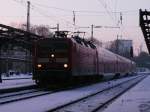 BR 143 015-6 kommt ...  Heiko Bleschke 01.02.2009