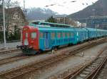SBB,Werbezug mit BDe 4/4 am 10.04.01 in Chur  ...