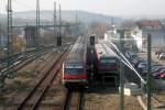 Regionalexpress verl�sst den Bahnhof ...  Klaus-Henning Kluge 03.02.2009