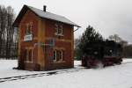 Die sächsische VI K 99 1715-4 am 31.01.09 am Wasserhaus ... Die sächsische VI K 99 1715-4 am 31.01.09 am Wasserhaus ...