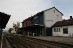 Alter Bahnhof Meckesheim. Bild aufgenommen am 13.10.09.  ...