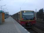 S-Bahn Berlin S-Bahnlinie 2 nach S-Bahnhof Bernau im S-Bahnhof Blankenfelde.