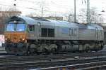 br-266-class-66---jt42cwr Die PB03 der DLC f�hrt in Aachen West am Abend des 30.01.2009